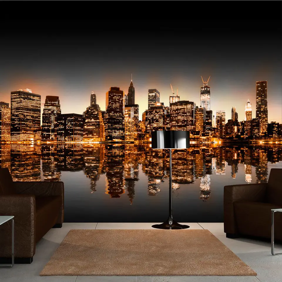 ⁨Wall mural - Wealth of NYC (size 200x154)⁩ at Wasserman.eu