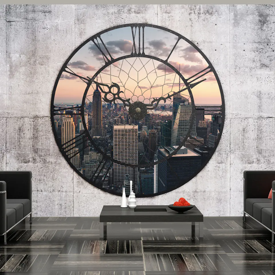 ⁨Fototapeta - NYC Time Zone (rozmiar 245x193, wykończenie Samoprzylepna)⁩ w sklepie Wasserman.eu