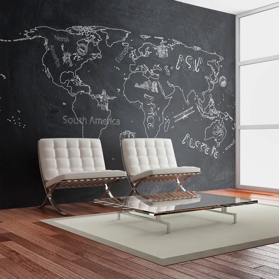 ⁨Wall mural - Travels small and large (English) (size 350x270)⁩ at Wasserman.eu