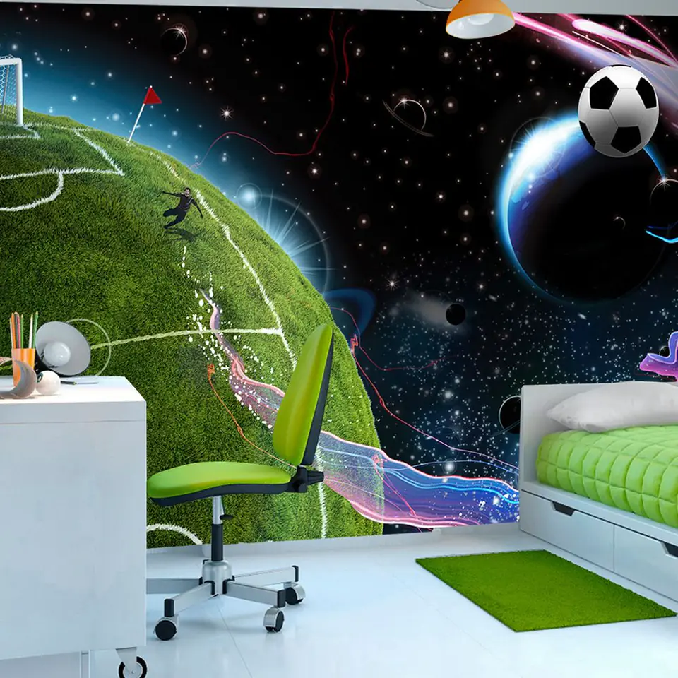 ⁨Wall mural - Space match (size 350x245)⁩ at Wasserman.eu