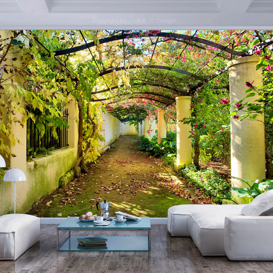 ⁨Wall mural - Pergola (size 150x105)⁩ at Wasserman.eu