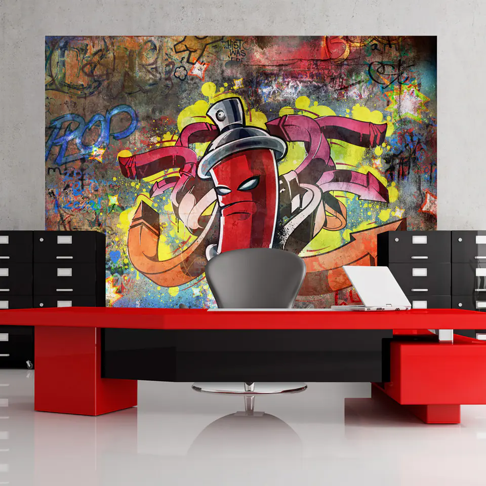 Wall mural - Graffiti monster (size 100x70) at Wasserman.eu
