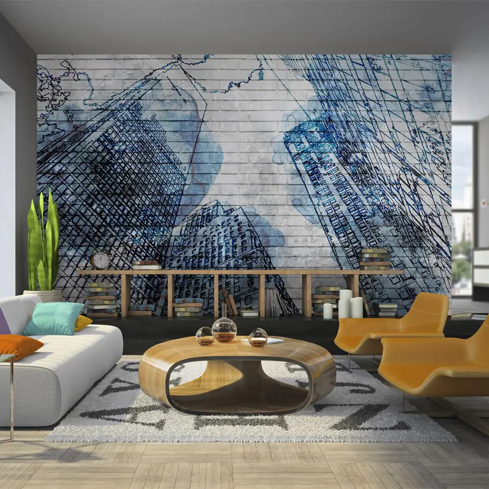 ⁨Wall mural - Inkjet New York (size 200x140)⁩ at Wasserman.eu