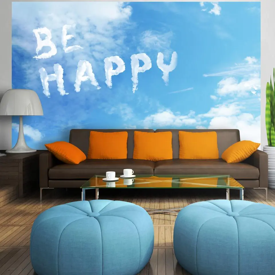 ⁨Fototapeta - Be happy (rozmiar 150x105, wykończenie Standard)⁩ w sklepie Wasserman.eu