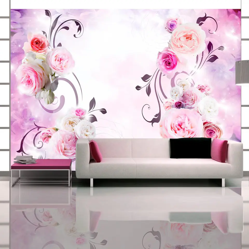 Wall mural - Rose variations (size 350x245) at Wasserman.eu