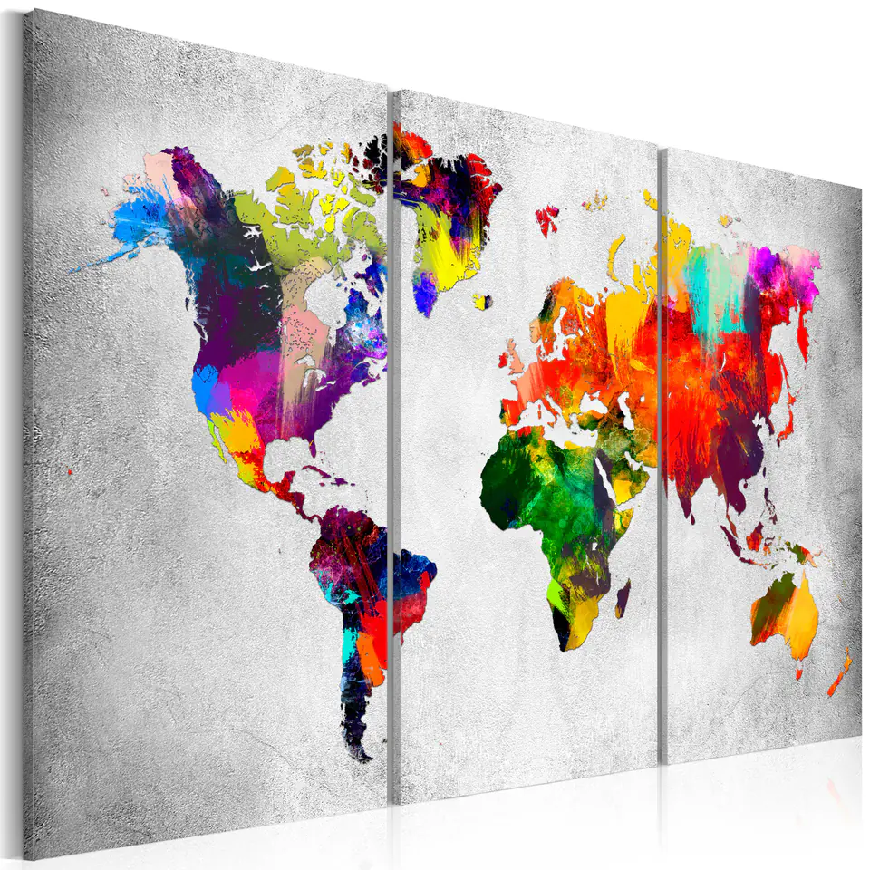 ⁨Picture - Artistic world - triptych (size 90x60)⁩ at Wasserman.eu