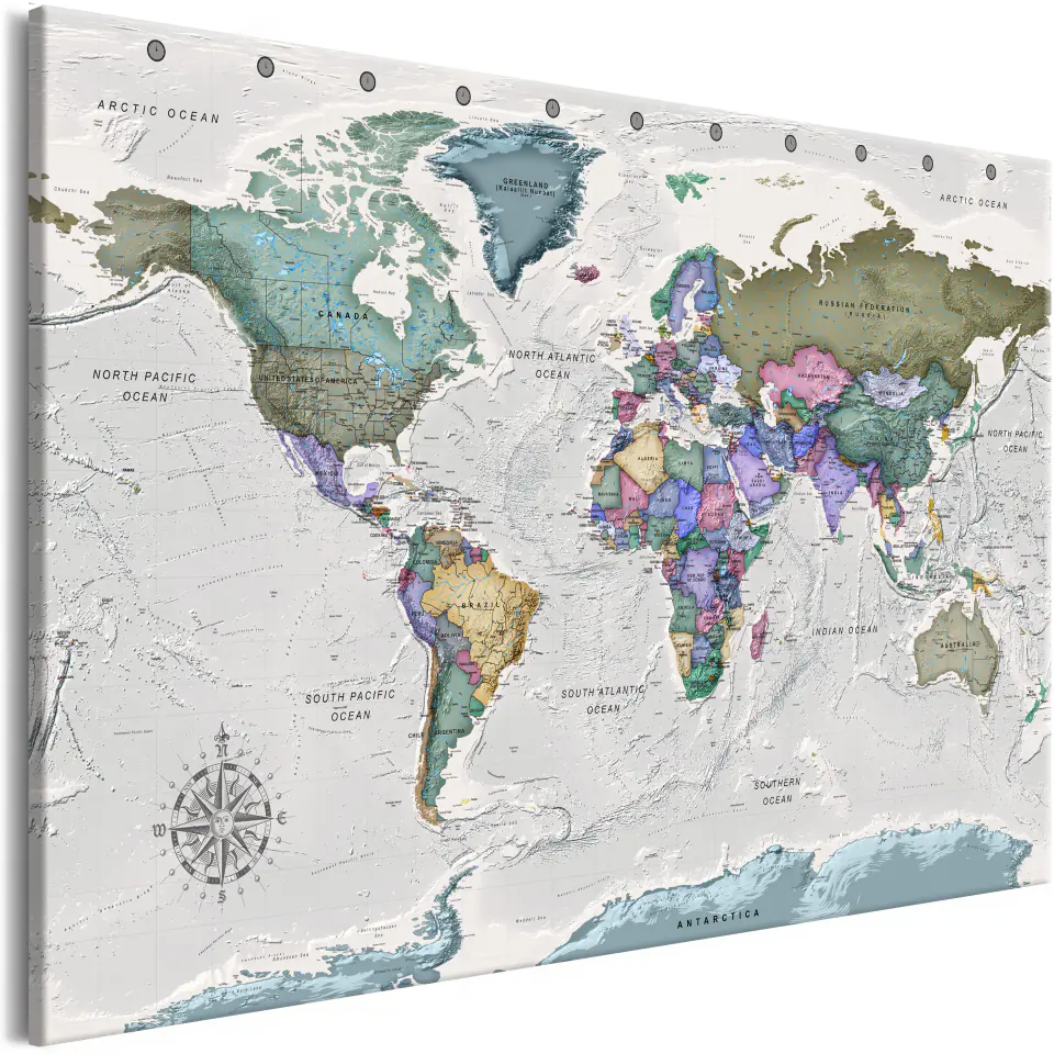 ⁨Image - World Destinations (1-piece) wide (size 90x60)⁩ at Wasserman.eu