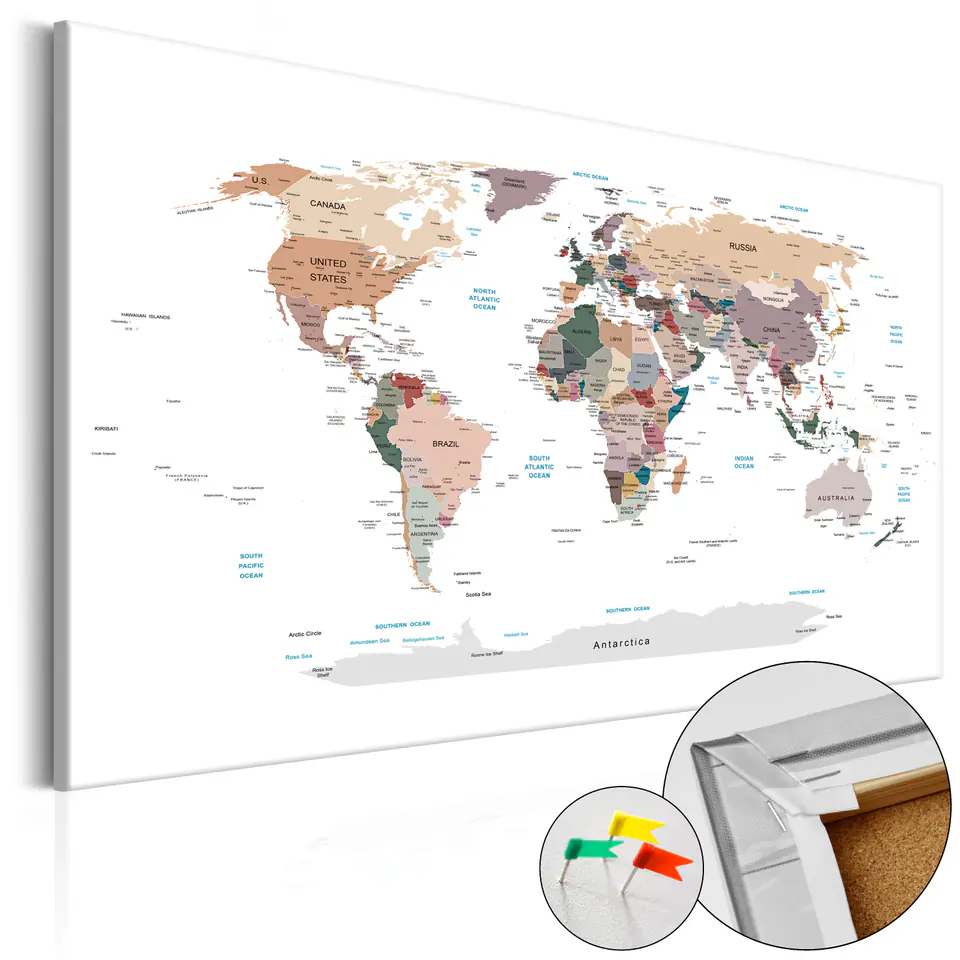 ⁨Picture on a traffic jam - Where to go today? [Cork Map] (size 60x40)⁩ at Wasserman.eu