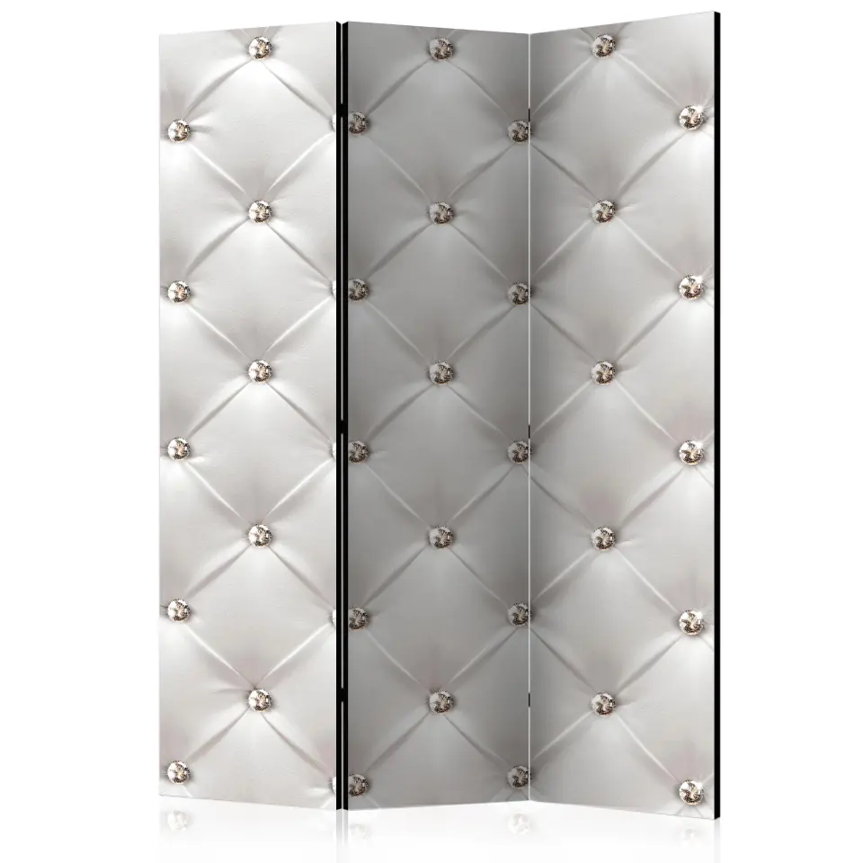 ⁨3-piece screen - White elegance [Room Dividers] (size 135x172)⁩ at Wasserman.eu