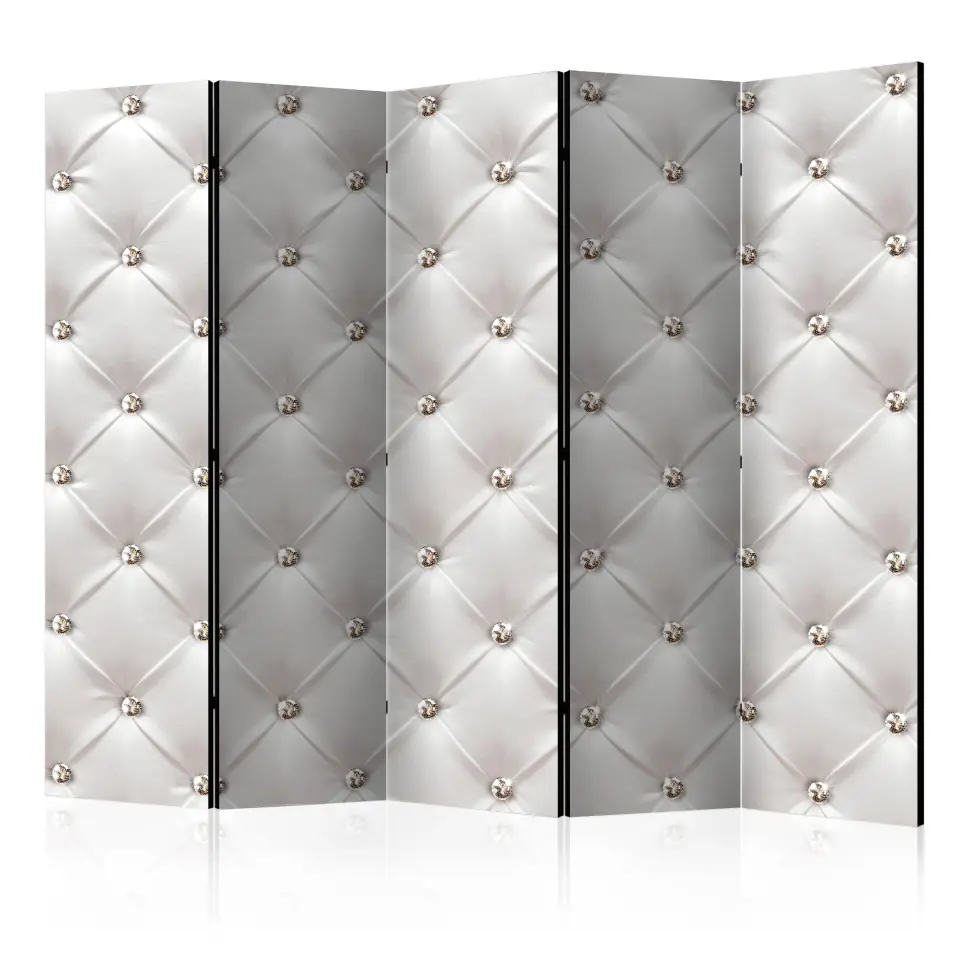 ⁨5-piece screen - White Elegance II [Room Dividers] (size 225x172)⁩ at Wasserman.eu