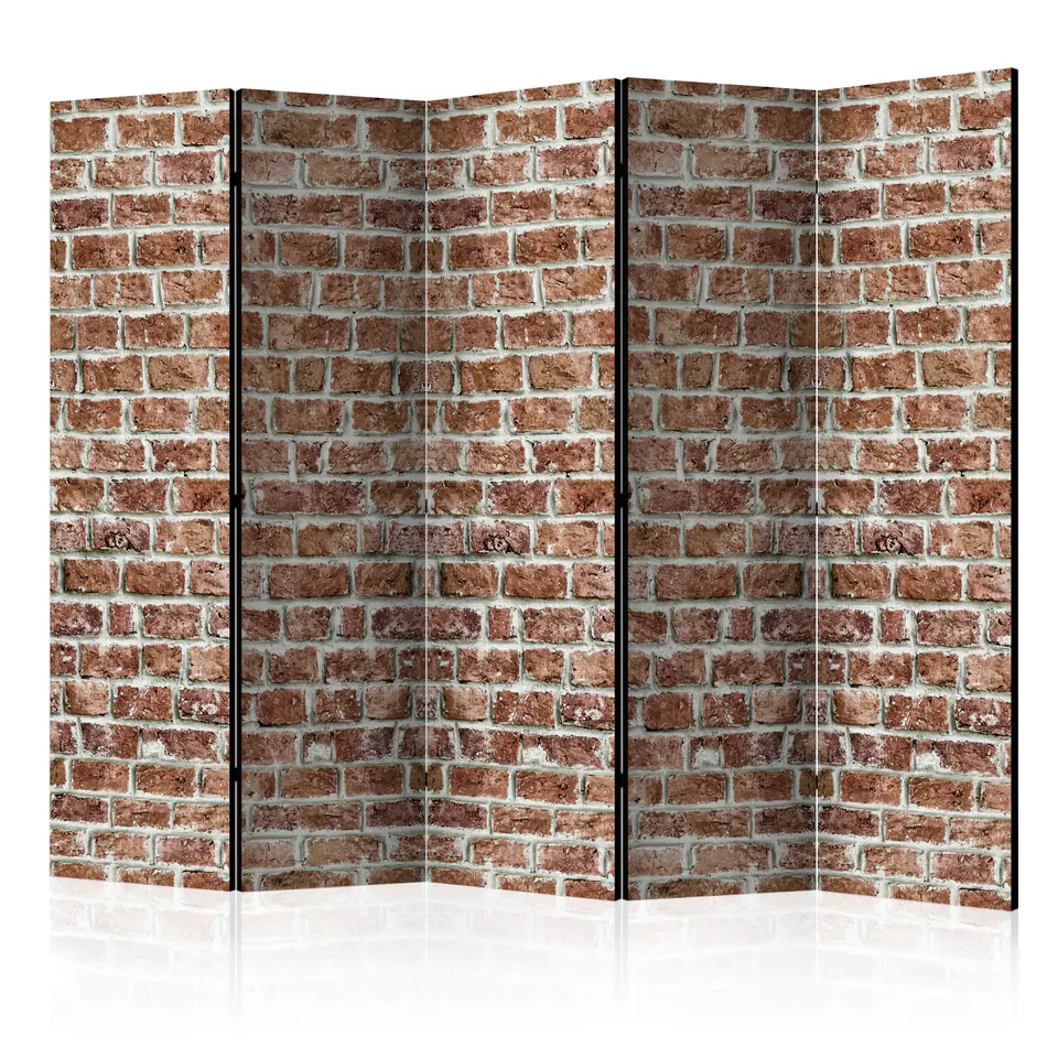 ⁨Parawan - Ceglana przestrzeń II [Room Dividers] (rozmiar 225x172, wykończenie Dwustronny)⁩ w sklepie Wasserman.eu