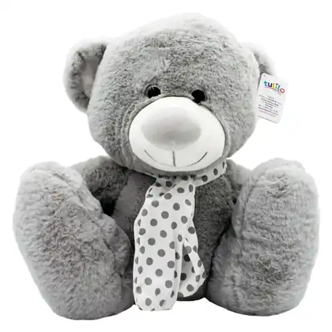 ⁨Plush toy Silver collection - Gray teddy bear 35 cm⁩ at Wasserman.eu