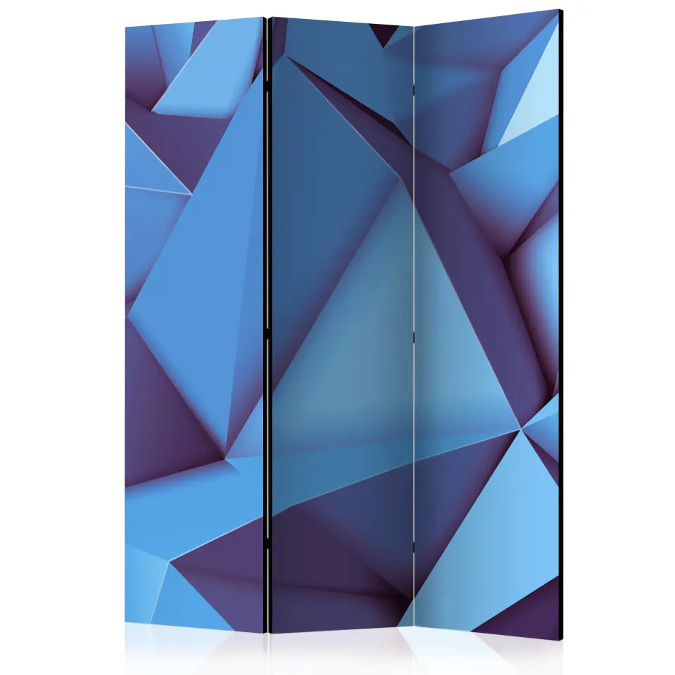 ⁨Screen 3-piece - King Blue [Room Dividers] (size 135x172)⁩ at Wasserman.eu