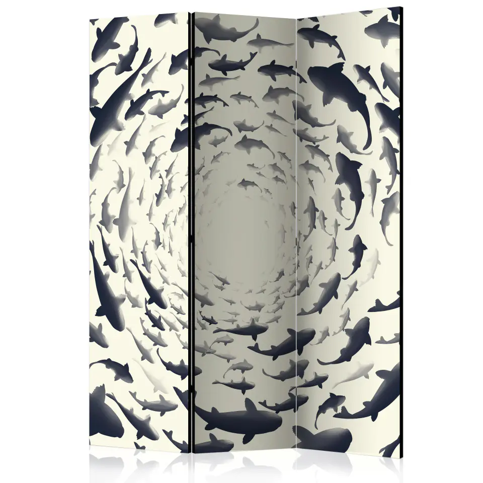 ⁨3-piece screen - Fish Dividers (size 135x172)⁩ at Wasserman.eu