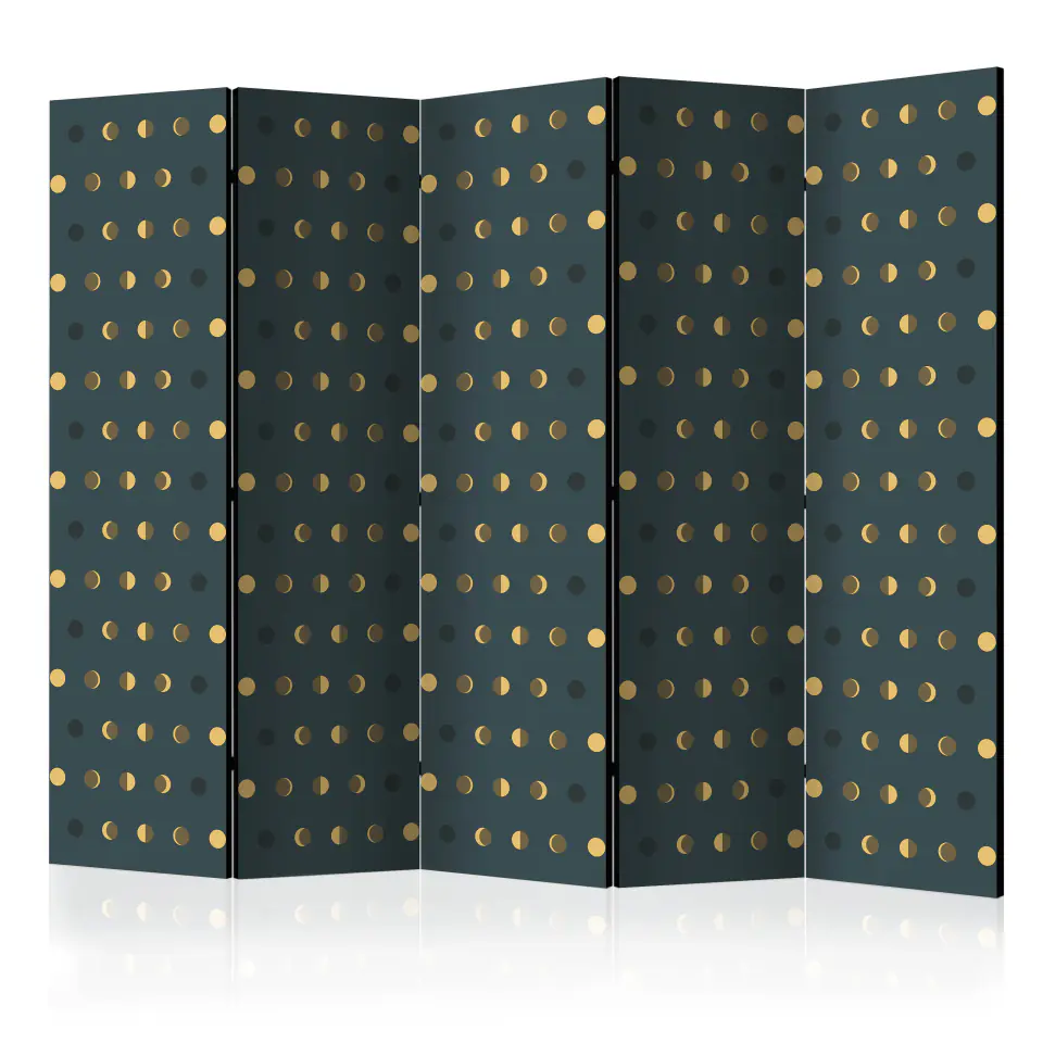 ⁨5-piece screen - Dots II [Room Dividers] (size 225x172)⁩ at Wasserman.eu