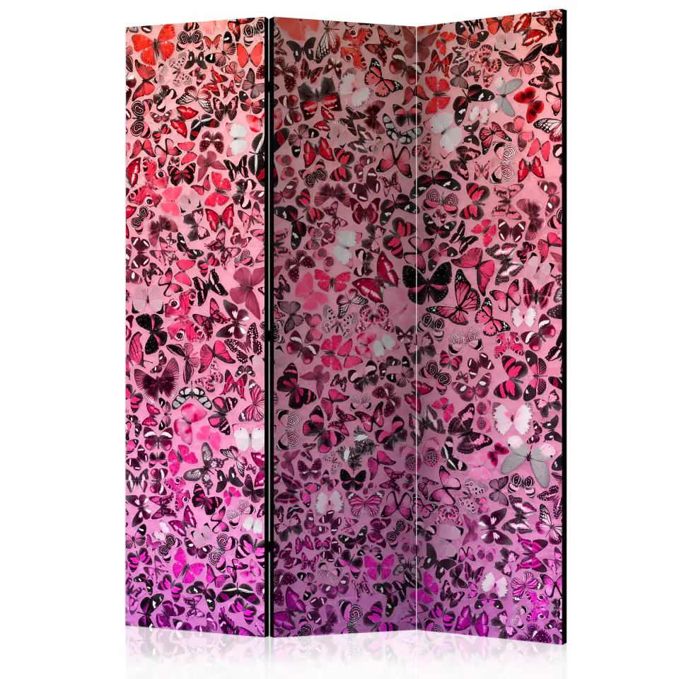 ⁨3-piece screen - Butterfly tongue [Room Dividers] (size 135x172)⁩ at Wasserman.eu