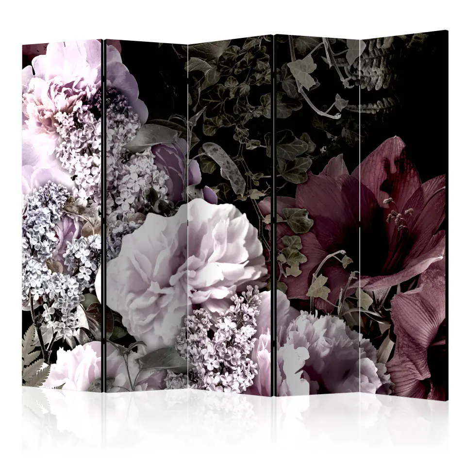 ⁨5-piece screen - Vintage Garden II [Room Dividers] (size 225x172)⁩ at Wasserman.eu