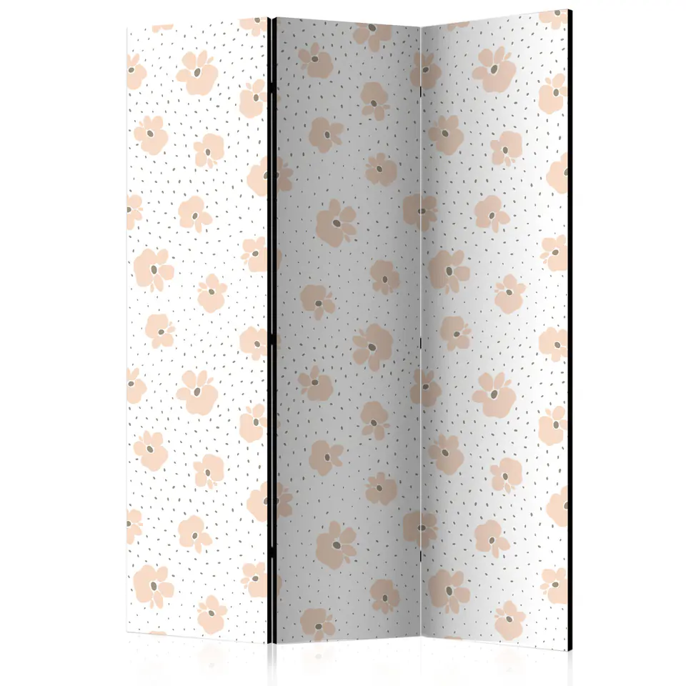 ⁨Screen 3-piece - Children's flowers [Room Dividers] (size 135x172)⁩ at Wasserman.eu