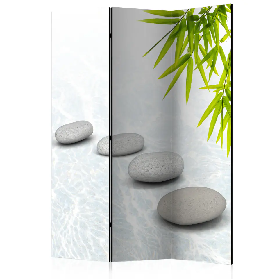 ⁨3-piece screen - Stoic peace [Room Dividers] (size 135x172)⁩ at Wasserman.eu