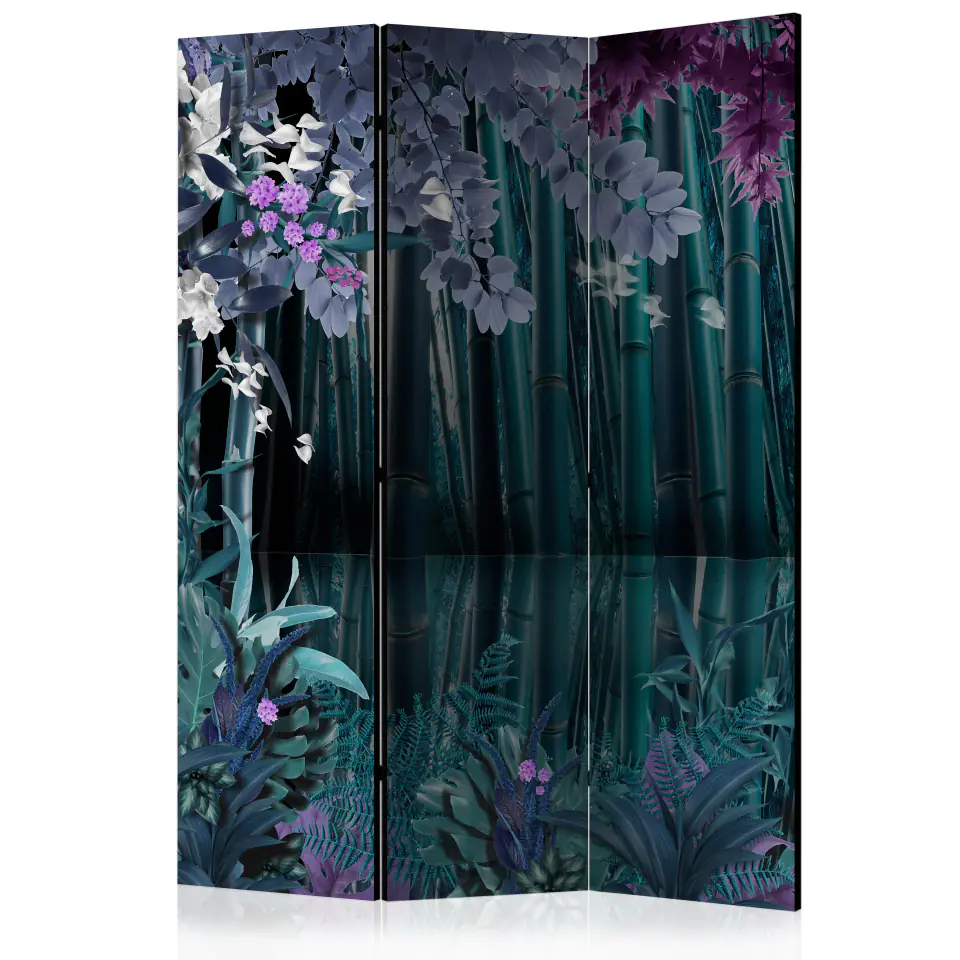 ⁨Screen 3-piece - Mysterious Night [Room Dividers] (size 135x172)⁩ at Wasserman.eu