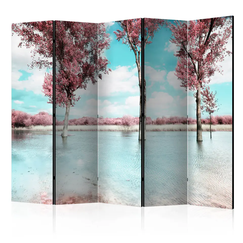 ⁨Parawan - Jesienny krajobraz II [Room Dividers] (rozmiar 225x172, wykończenie Jednostronny)⁩ w sklepie Wasserman.eu