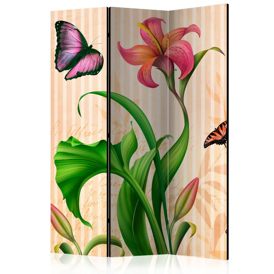 ⁨Screen 3-piece - Vintage - spring [Room Dividers] (size 135x172)⁩ at Wasserman.eu