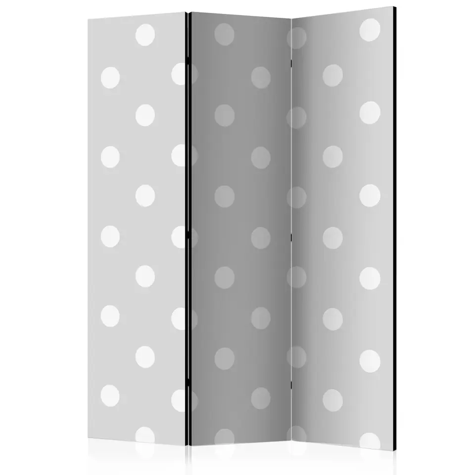 ⁨3-piece screen - Joyful polka dots [Room Dividers] (size 135x172)⁩ at Wasserman.eu