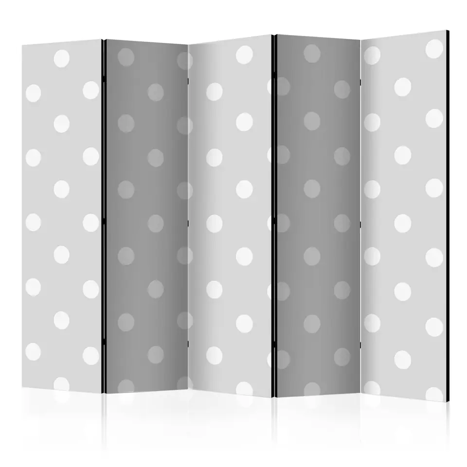 ⁨5-piece screen - Joyful peas II [Room Dividers] (size 225x172)⁩ at Wasserman.eu