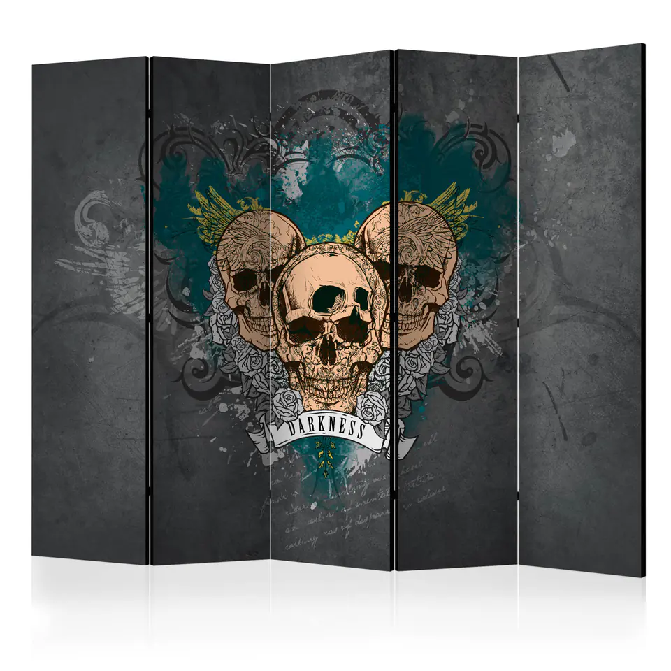⁨5-piece screen - Darkness II II [Room Dividers] (size 225x172)⁩ at Wasserman.eu