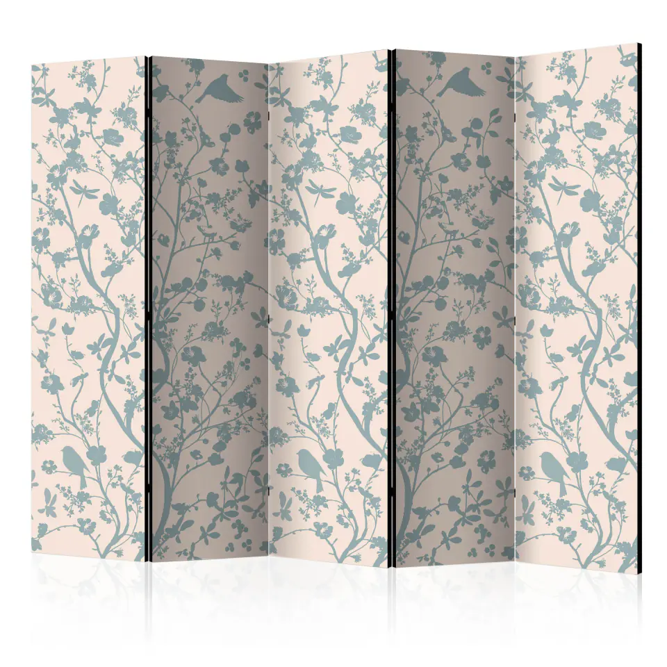 ⁨5-piece screen - Spring Stir II [Room Dividers] (size 225x172)⁩ at Wasserman.eu