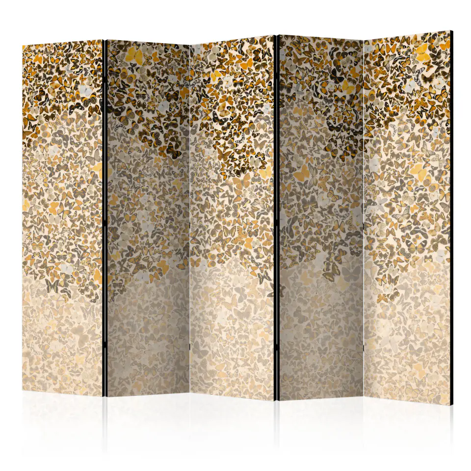 ⁨5-piece screen - Art and butterflies II [Room Dividers] (size 225x172)⁩ at Wasserman.eu