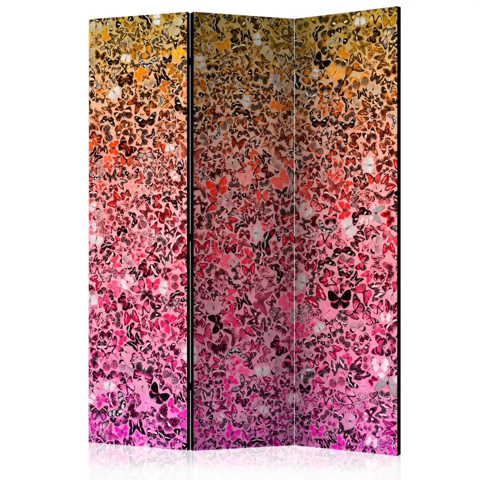 ⁨3-piece screen - Butterfly tongue [Room Dividers] (size 135x172)⁩ at Wasserman.eu