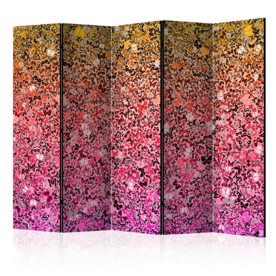 ⁨Screen 5-piece - Butterfly Language II [Room Dividers] (size 225x172)⁩ at Wasserman.eu