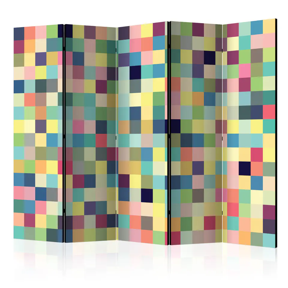 ⁨5-piece screen - Millions of colors II [Room Dividers] (size 225x172)⁩ at Wasserman.eu
