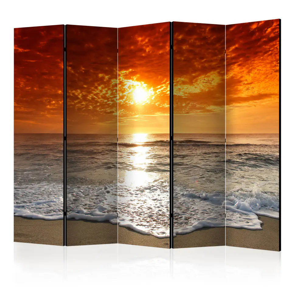 ⁨5-piece screen - Fairytale sunset II [Room Dividers] (size 225x172)⁩ at Wasserman.eu