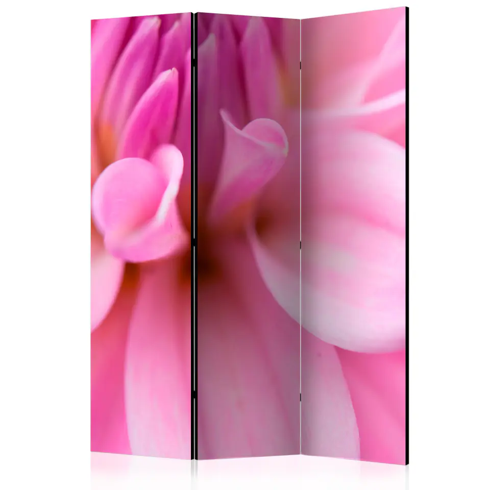 ⁨Screen 3-piece - Flower petals - dahlia [Room Dividers] (size 135x172)⁩ at Wasserman.eu