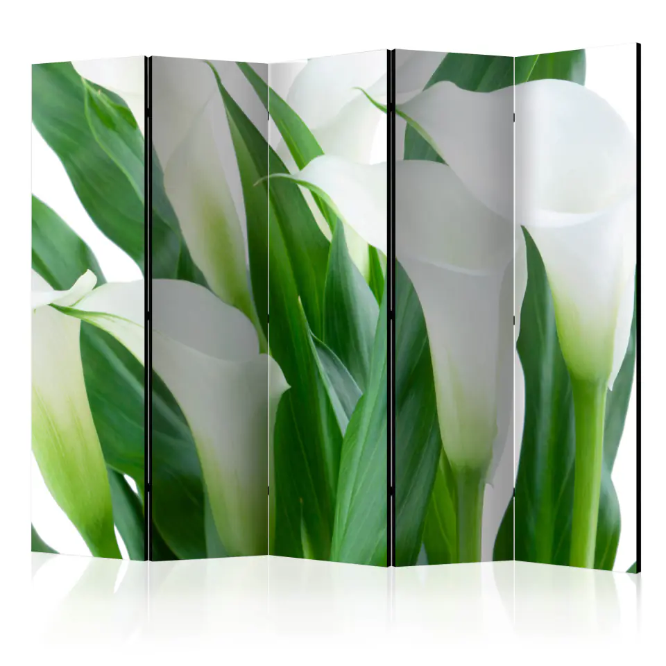 ⁨5-piece screen - bouquet - kalie II [Room Dividers] (size 225x172)⁩ at Wasserman.eu