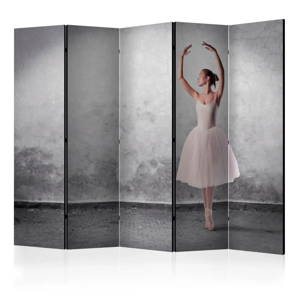 ⁨5-piece screen - Ballerina like from the painting Degas II [Room Dividers] (size 225x172)⁩ at Wasserman.eu