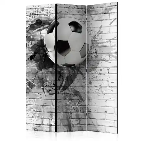 ⁨Parawan - Dynamika futbolu [Room Dividers] (rozmiar 135x172, wykończenie Jednostronny)⁩ w sklepie Wasserman.eu