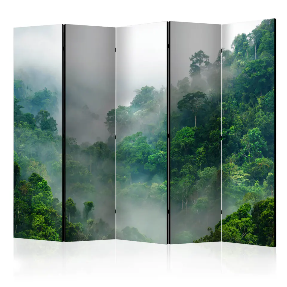 ⁨5-piece screen - Morning Fog II [Room Dividers] (size 225x172)⁩ at Wasserman.eu