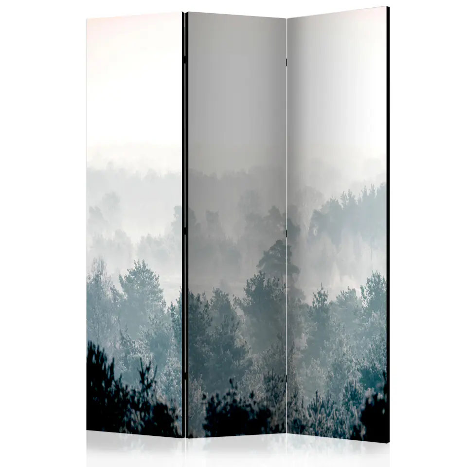 ⁨3-piece screen - Winter forest [Room Dividers] (size 135x172)⁩ at Wasserman.eu