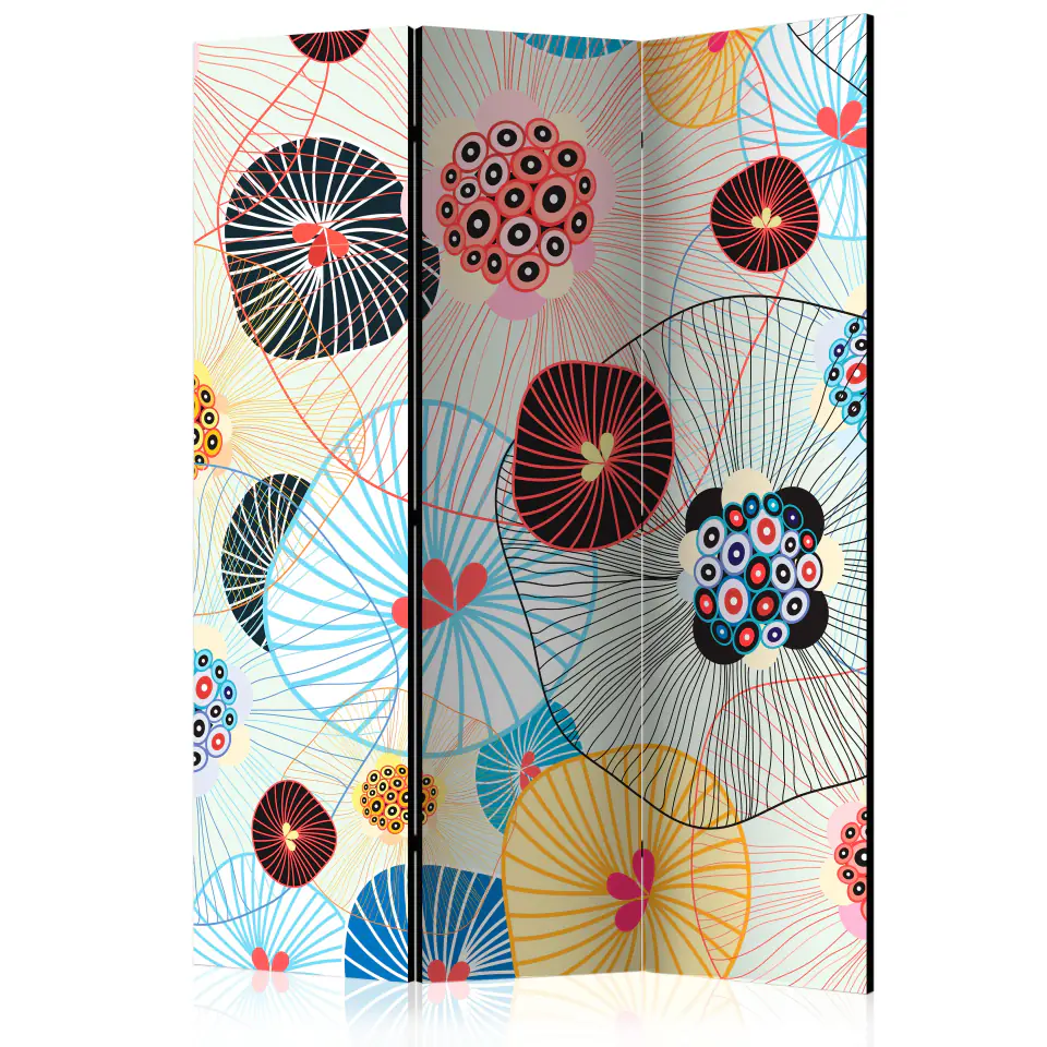 ⁨3-piece screen - A breath of summer [Room Dividers] (size 135x172)⁩ at Wasserman.eu