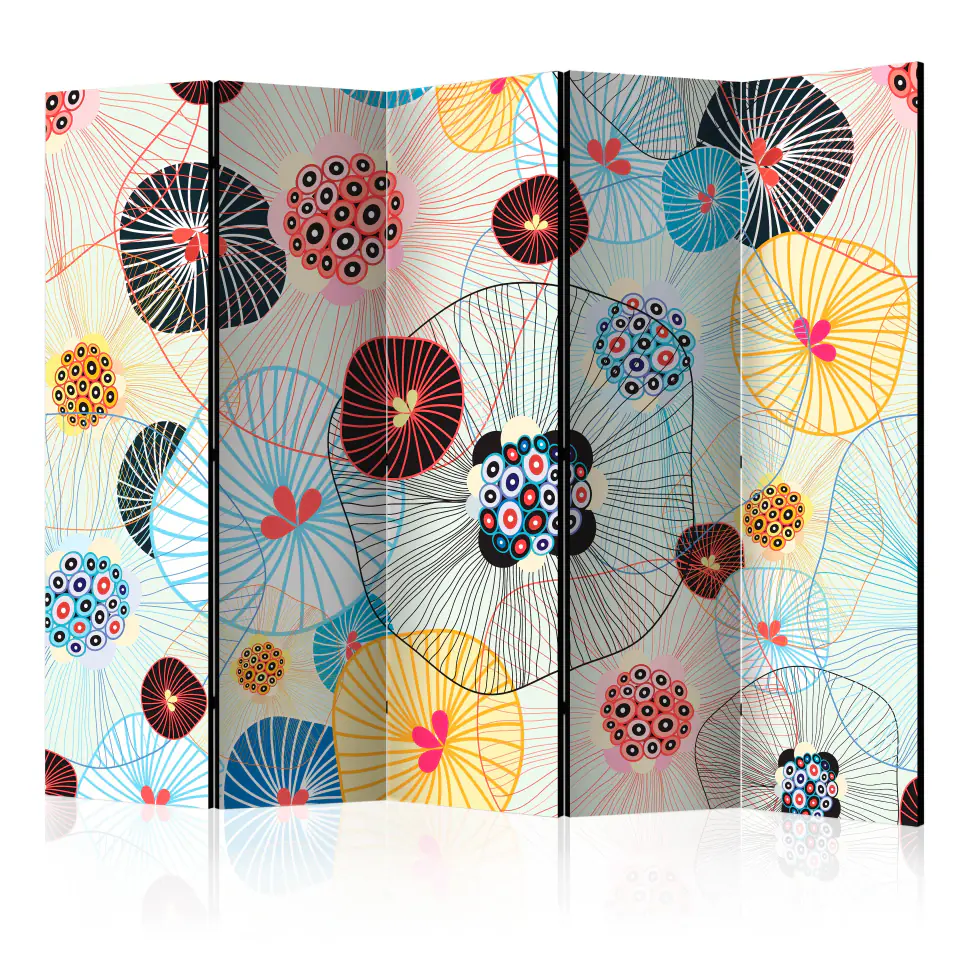 ⁨5-piece screen - Breath of summer II [Room Dividers] (size 225x172)⁩ at Wasserman.eu