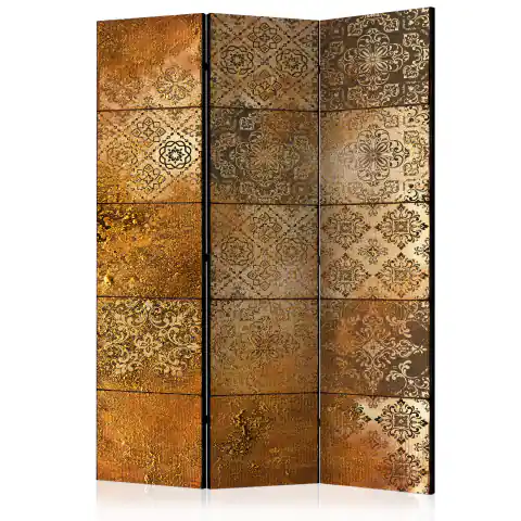 ⁨3-piece screen - Old tiles [Room Dividers] (size 135x172)⁩ at Wasserman.eu