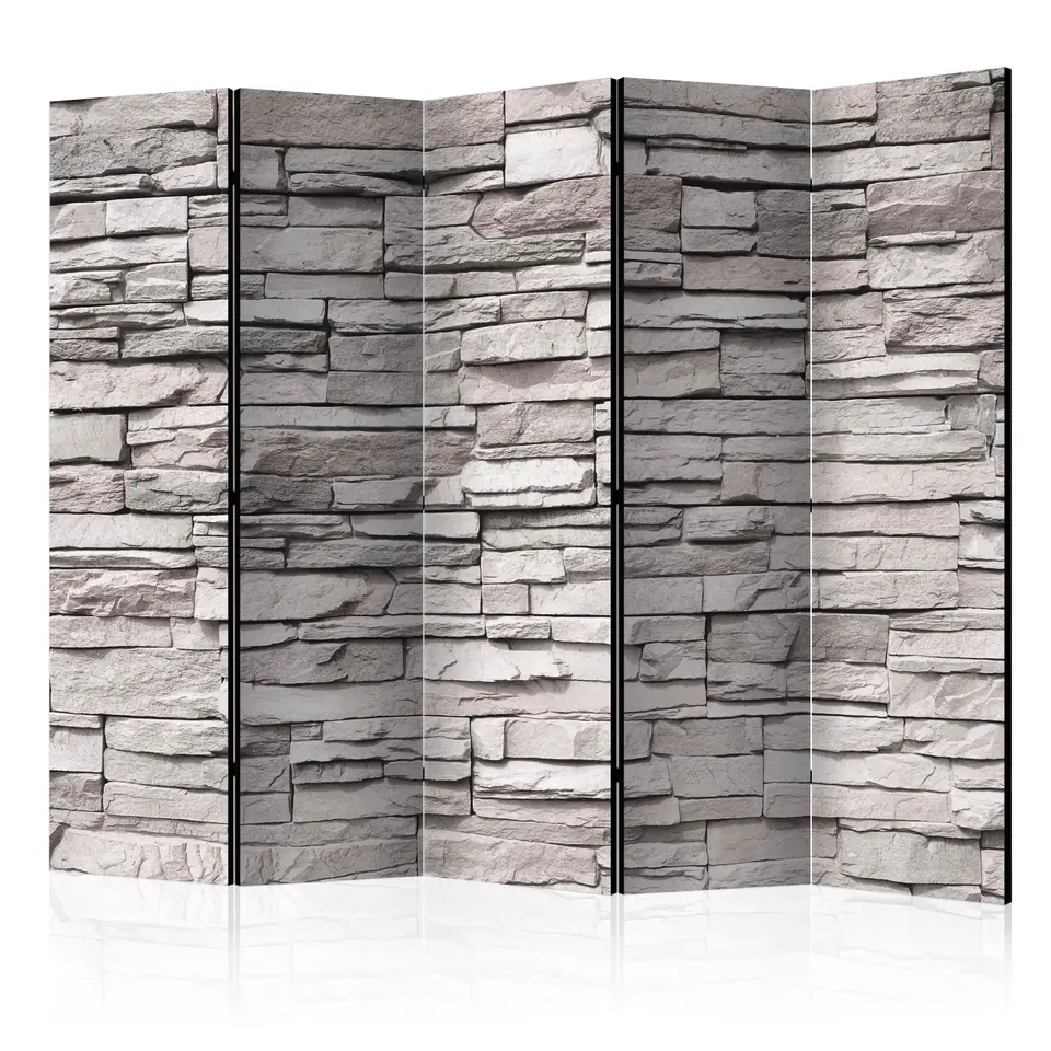 ⁨5-piece screen - Stone Elegance II [Room Dividers] (size 225x172)⁩ at Wasserman.eu