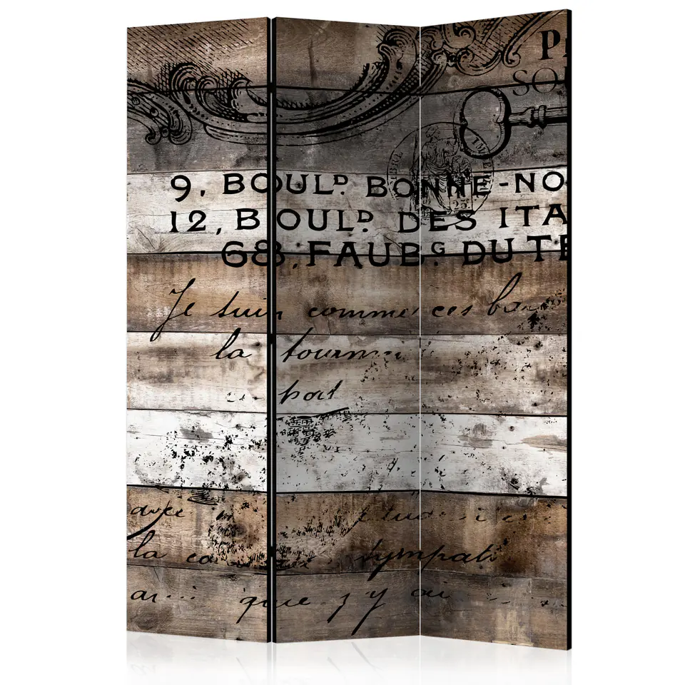 ⁨3-piece screen - Old vineyard [Room Dividers] (size 135x172)⁩ at Wasserman.eu