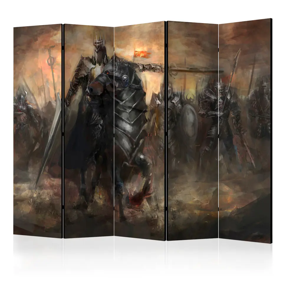 ⁨5-piece screen - Dragon Castle II [Room Dividers] (size 225x172)⁩ at Wasserman.eu