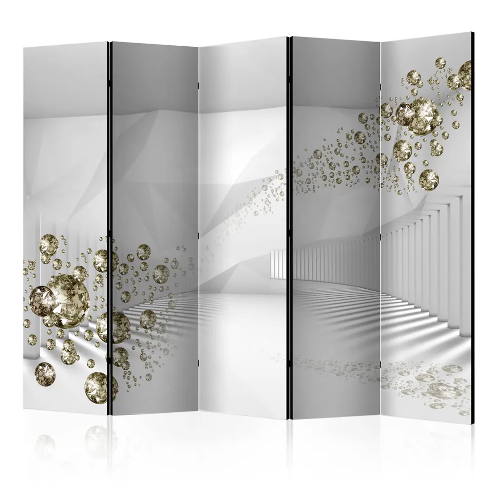 ⁨5-piece screen - Diamond Corridor II [Room Dividers] (size 225x172)⁩ at Wasserman.eu