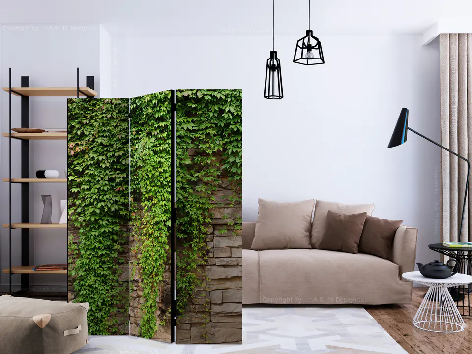 ⁨Parawan - Ściana bluszczu (rozmiar 135x172, wykończenie Dwustronny)⁩ w sklepie Wasserman.eu