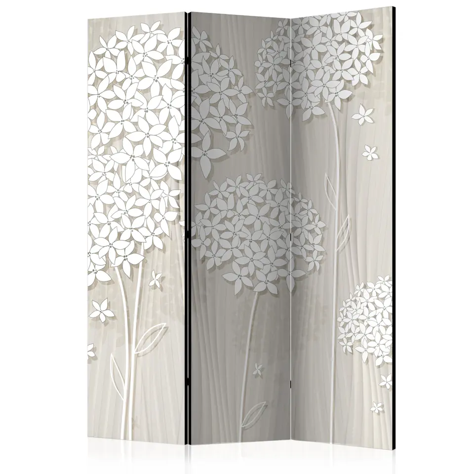 ⁨3-piece screen - Creamy filigree [Room Dividers] (size 135x172)⁩ at Wasserman.eu